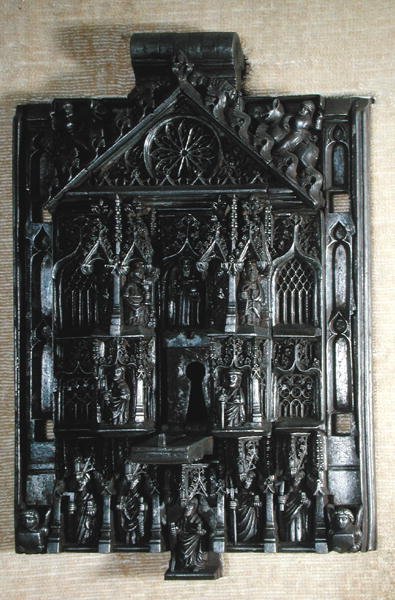 Hasp decorated with the twelve apostles by French School
